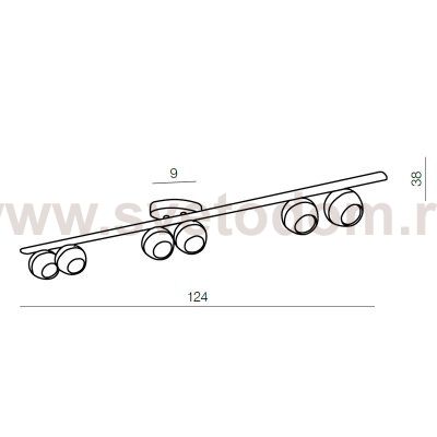 Спот Azzardo Pera 6 AZ1257