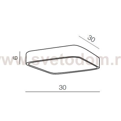 Накладной светильник Azzardo Lucie 43 AZ1309