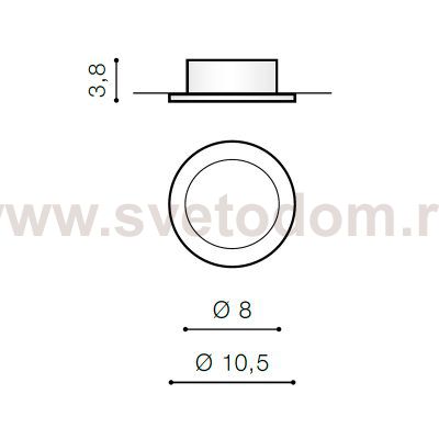 Встраиваемый светильник Azzardo Ibiza AZ1361