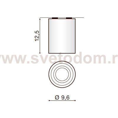 Потолочный светильник Azzardo Bross 1 AZ1437