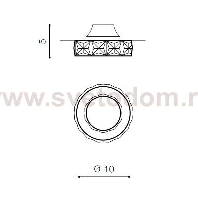 Встраиваемый светильник Azzardo Ester 1 AZ1450