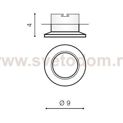 Встраиваемый светильник Azzardo Adamo Midst AZ1480