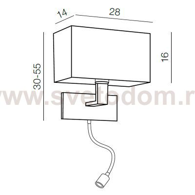 Настенный светильник Azzardo Martens wall LED AZ1526
