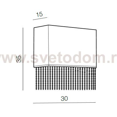 Настенный светильник Azzardo Glamour wall AZ1590