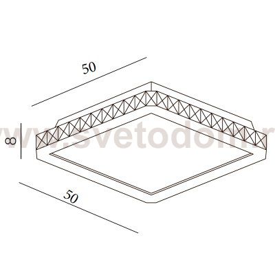 Потолочный светильник Azzardo Gallant 50 AZ1595