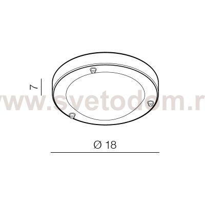 Накладной светильник Azzardo Umbra 18 AZ1596