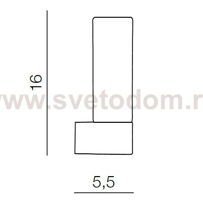 Подсветка для зеркал Azzardo Gaia 1 AZ1604