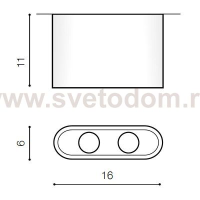 Накладной светильник Azzardo Vision AZ1745