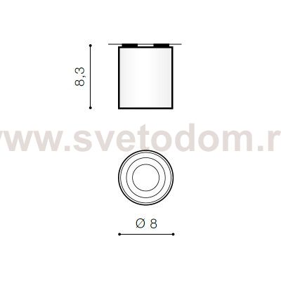 Накладной светильник Azzardo Mini Bross AZ1757