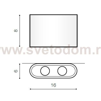 Настенный светильник бра Azzardo Vega AZ1758 хром 1*G9