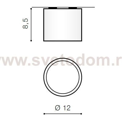 Накладной светильник  Azzardo Eco Alix AZ1836