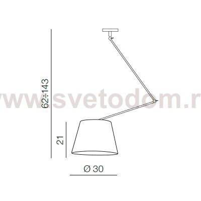 Потолочный светильник Azzardo Adam AZ1841
