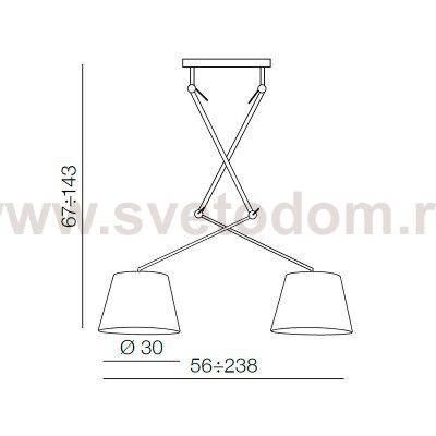 Потолочный светильник Azzardo Adam AZ1842