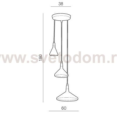 Подвесная люстра Azzardo Ida mix AZ1878