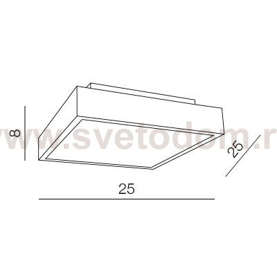 Потолочный светильник Azzardo Asteria 25 AZ2072