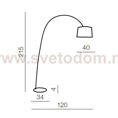 Торшер Azzardo Ariana AZ3071