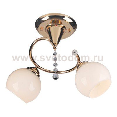 Светильник потолочный Alta-CL60E27*2FGD металл, стекло E27*60W*2