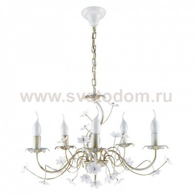 Светильник потолочный Anessi-CL60E14*5WH металл, акрил E14*5*60W