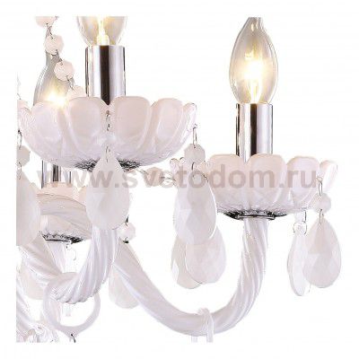 Люстра белая Arte lamp A3964LM-8WH Teatro