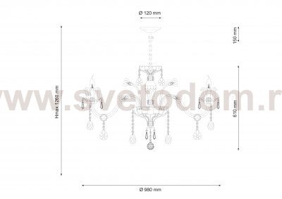 Lucia Tucci Ashanti 1250.10 blu Светильник