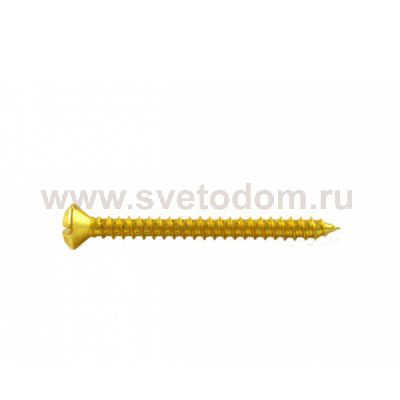 B-913-31 BIRONI Золото Саморез №2 , комплект 2шт. (выкл.,изолятор)