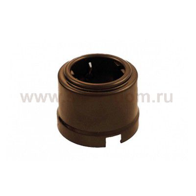 B1-101-22 BIRONI Пластик Коричневый Розетка с/з
