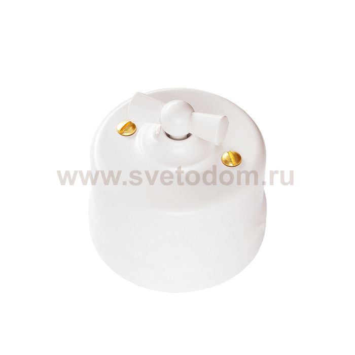 B1-203-21 BIRONI Пластик Бел Выключатель перекрестный