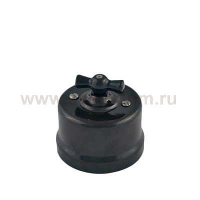 B1-201-23 BIRONI Пластик Черный Переключатель 1-клавишный
