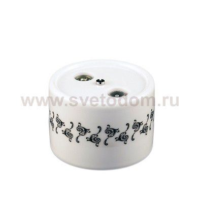 B1-305-01-D1/1 BIRONI Лизетта Бел Розетка R/TV-Sat оконечная стандарт. Декор d1/1