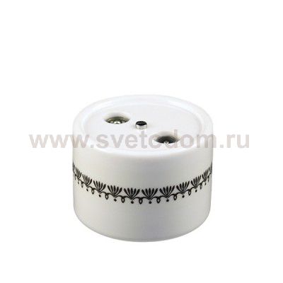 B1-304-01-D5/1 BIRONI Лизетта Бел Розетка R/TV-Sat проходная стандарт. Декор d5/1