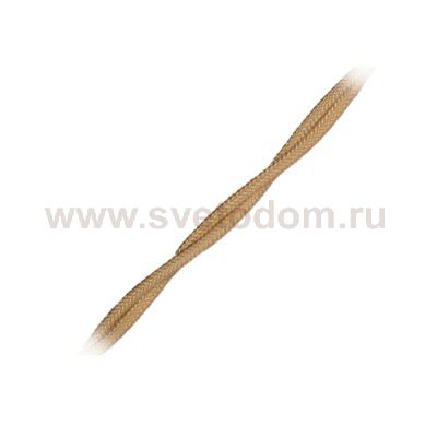 B1-422-719-50 (B1-422-719) BIRONI Витой провод 2*0,75, цвет песочное золото