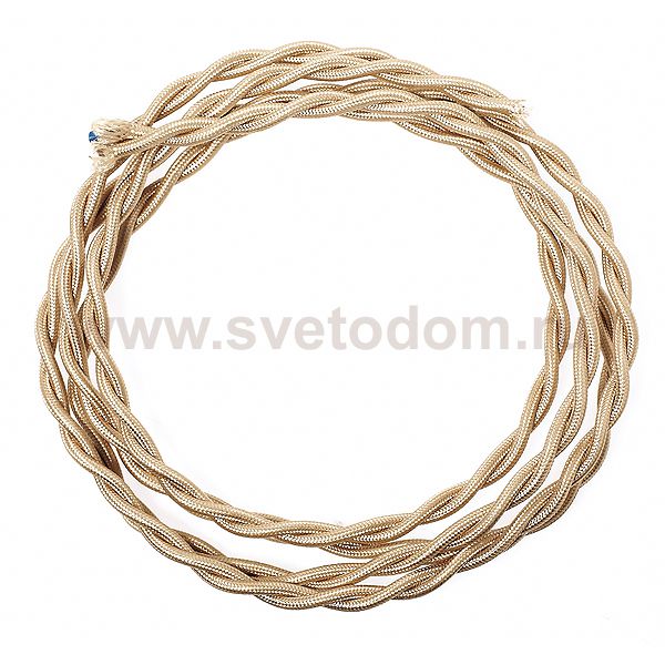 B1-424-075-50 (B1-424-075) BIRONI Витой провод 2*1,5, цвет слоновая кость глянец