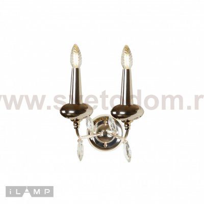 Настенный светильник iLamp Dames B1020-2 Золотой