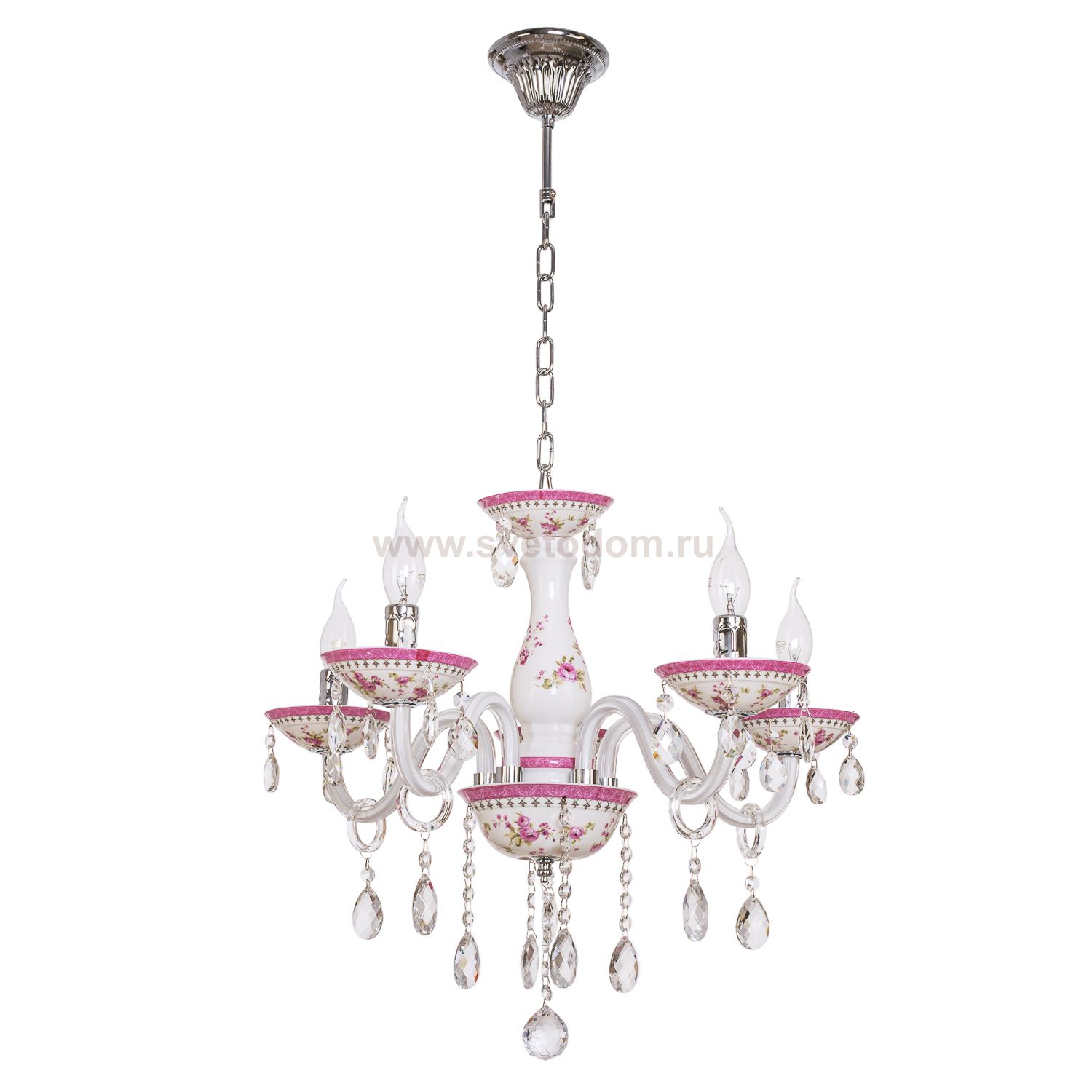 Светильник Ben Crezo B11027/5CR WT