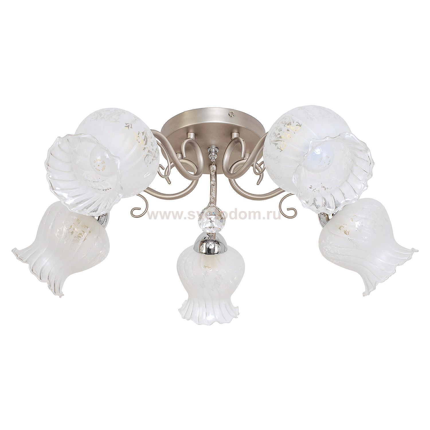 Светильник Ben Crezo B11030/5SN WT