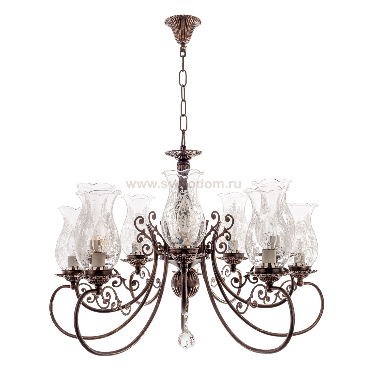 Светильник Ben Crezo B11031/5+5CF