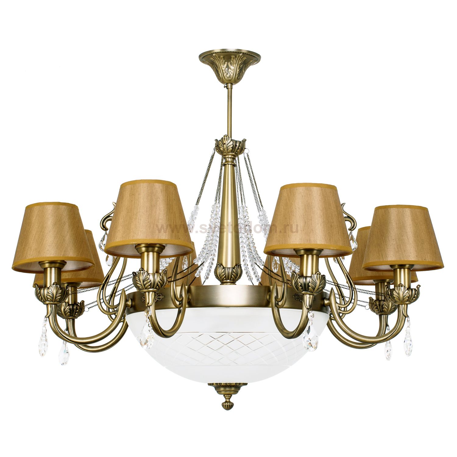 Светильник Ben Crezo B11036/8+4ABP BRW