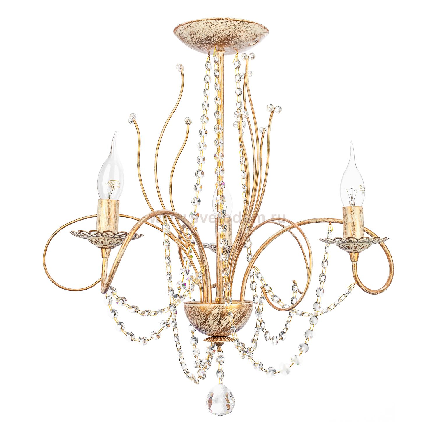 Светильник Ben Crezo B11042/3FGD WT