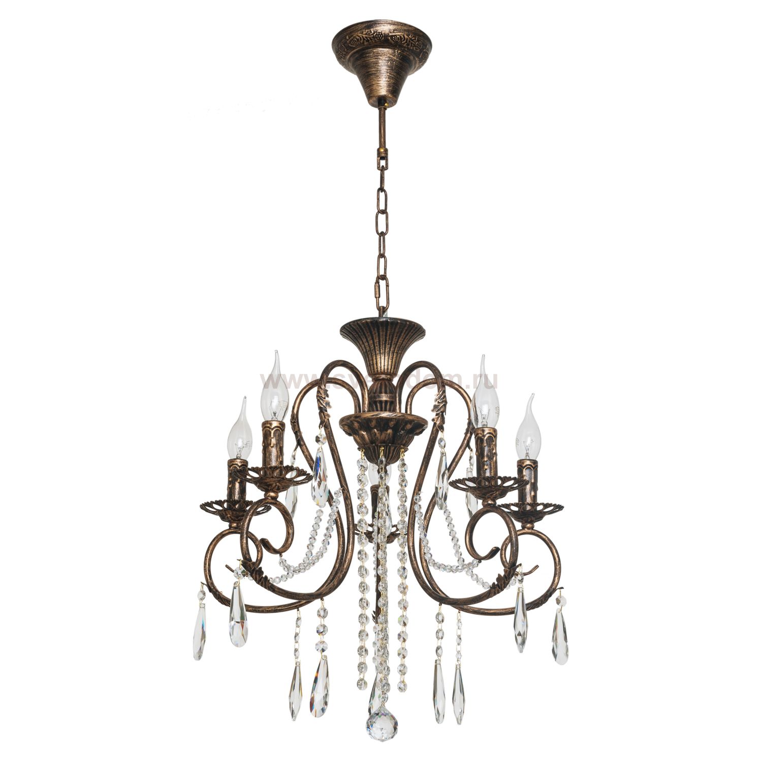 Светильник Ben Crezo B11048/5BG WT