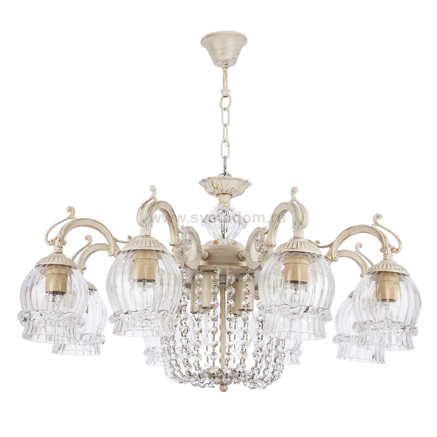 Светильник Ben Crezo B11066/8+4WT CL