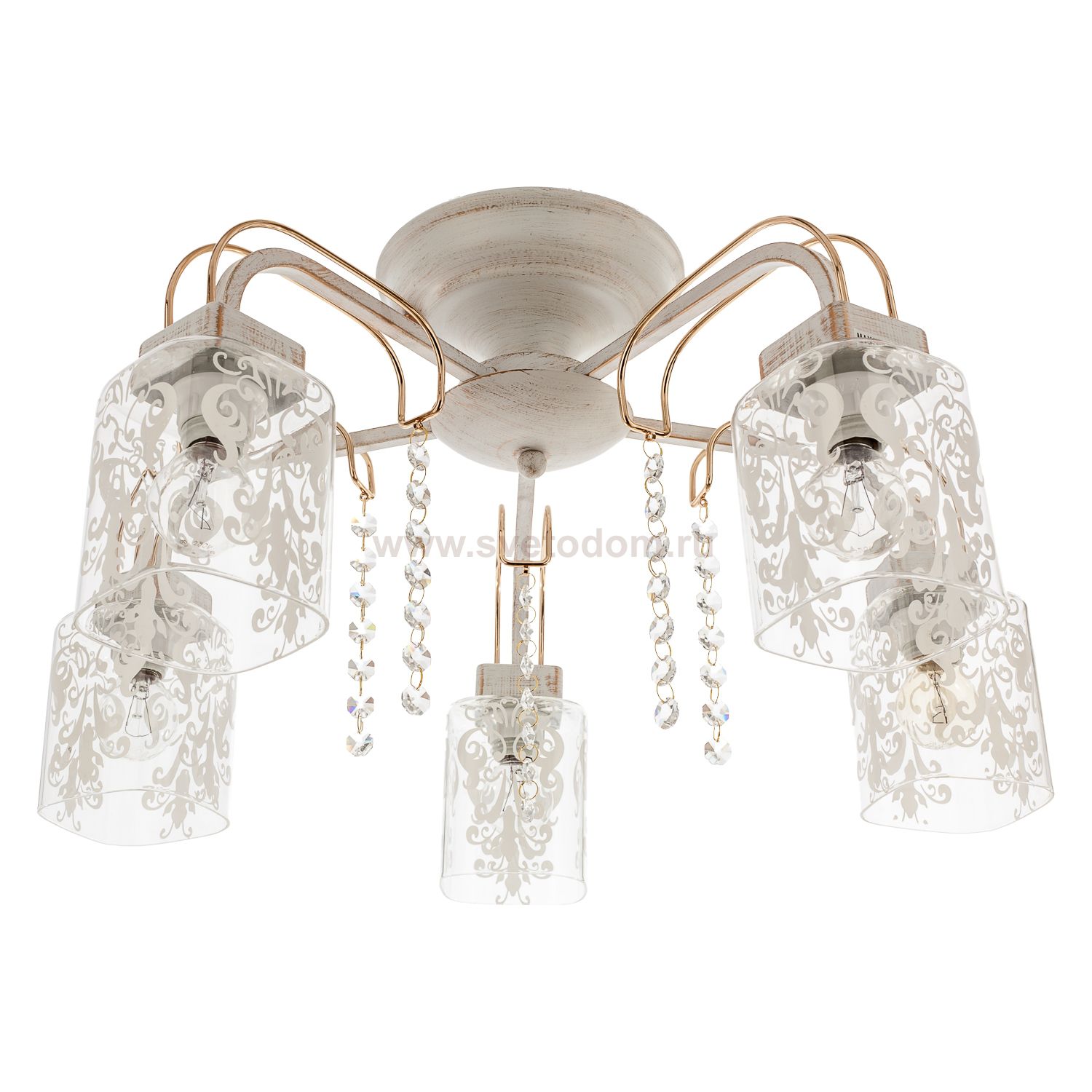 Светильник Ben Crezo B11132/5YWT+FG