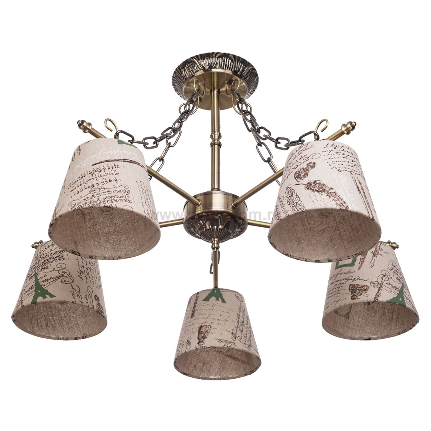 Светильник Ben Crezo B11146/5ABP BRW