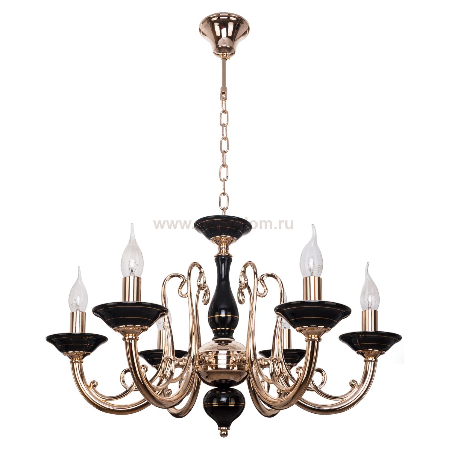 Светильник Ben Crezo B11150/6SGD+BK