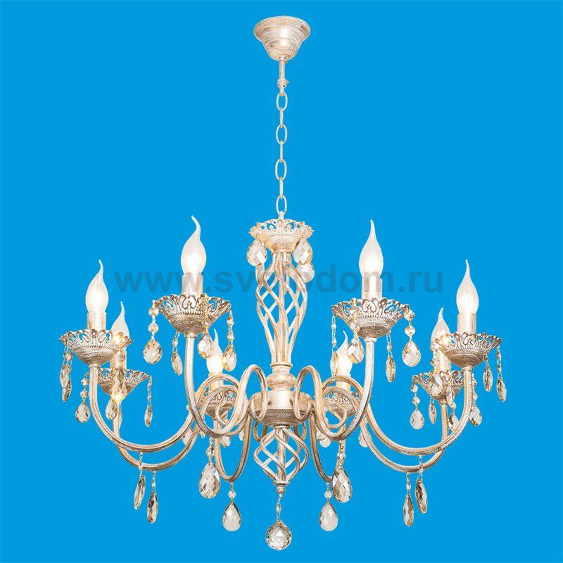 Люстра классическая с хрусталем B11195/8WG BenCrezo