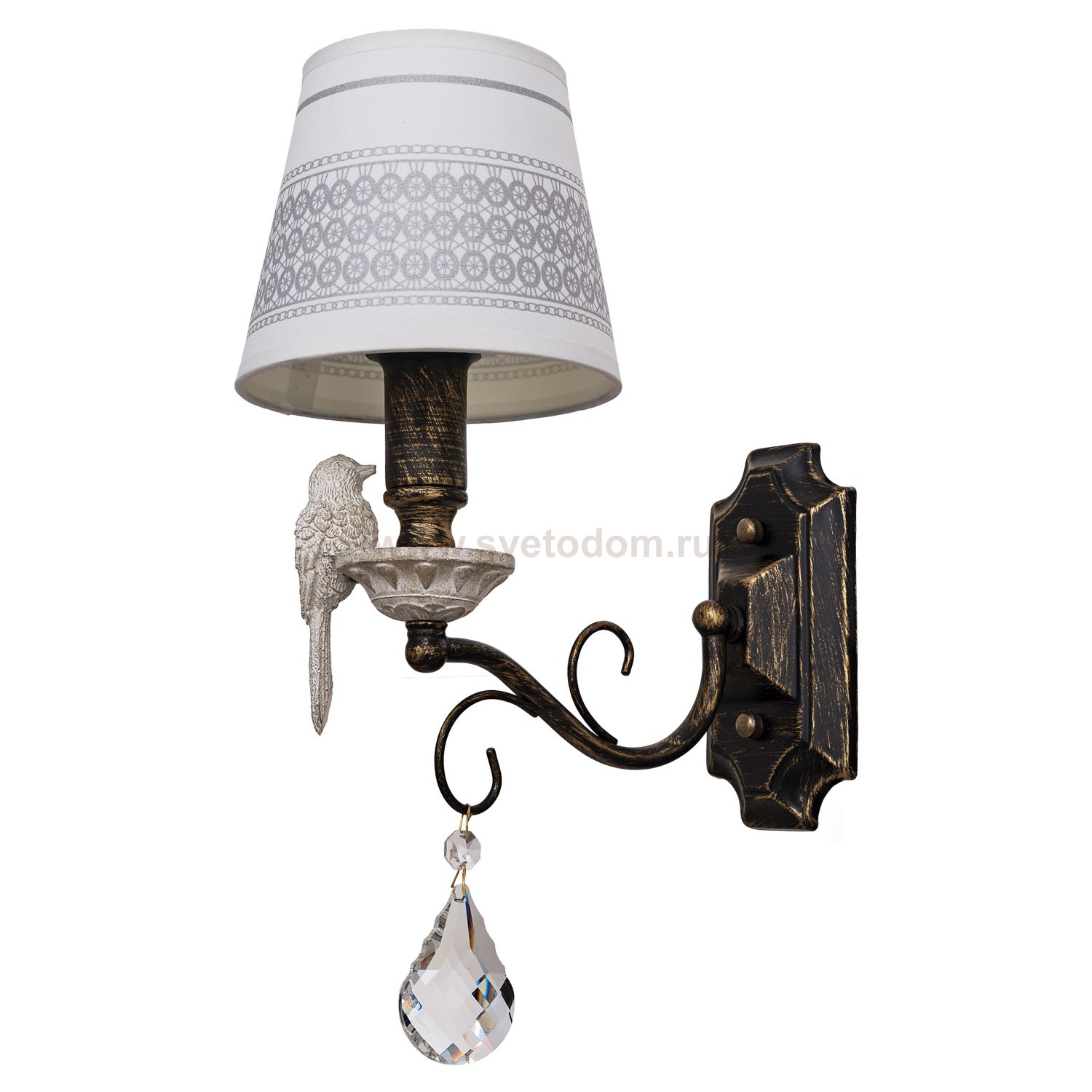 Светильник Ben Crezo B11262/1wBG WT+GR