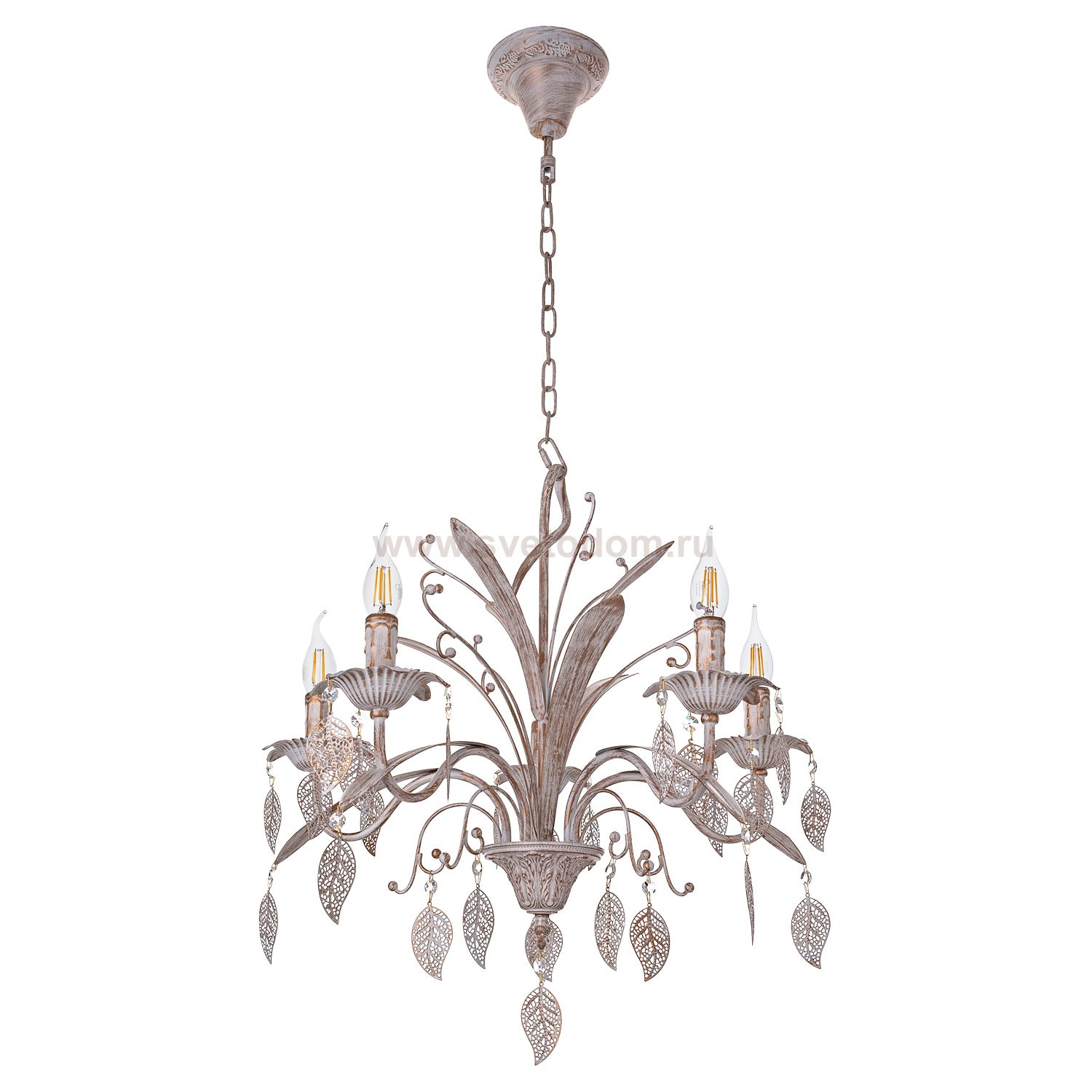 Светильник Ben Crezo B11271/5WG+WT