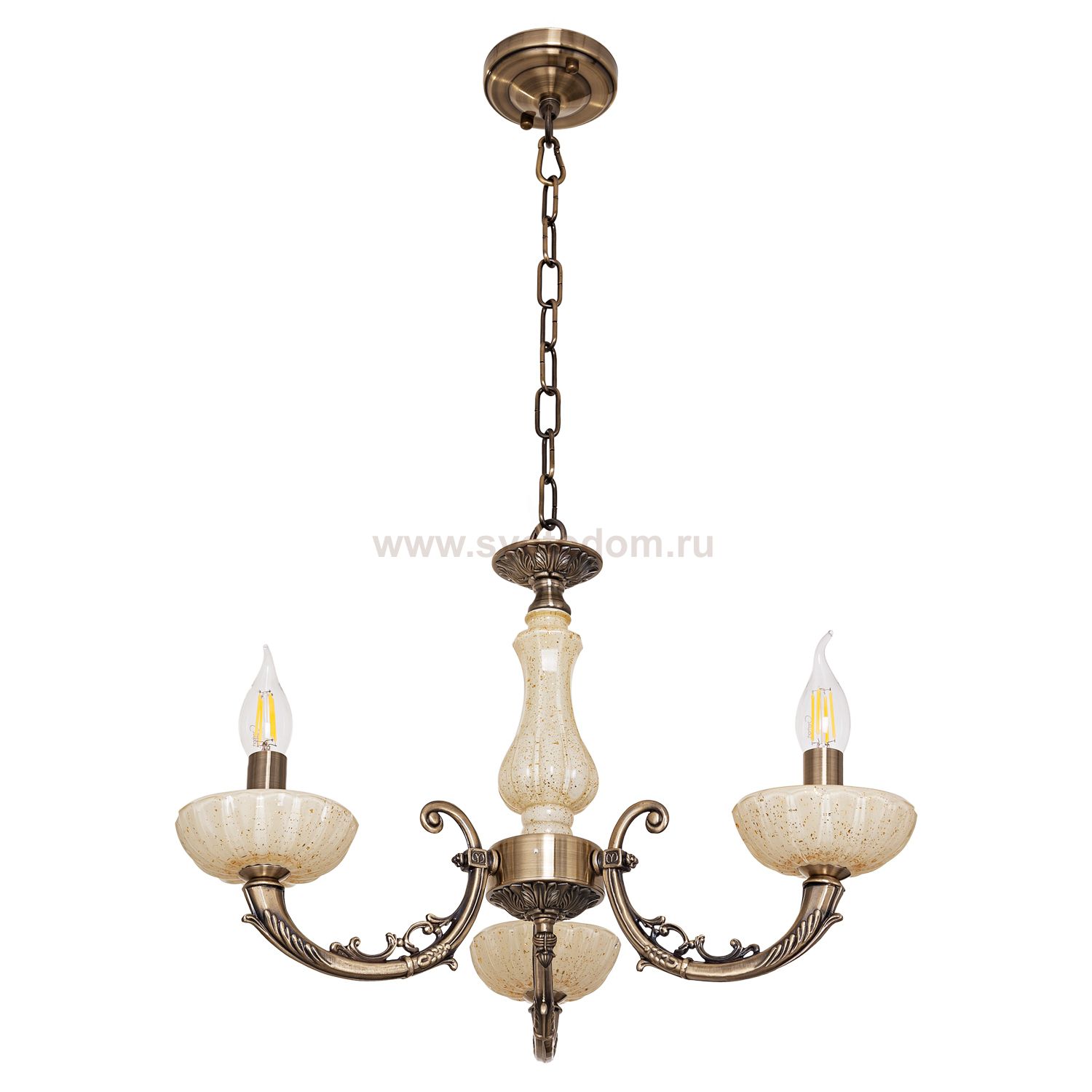 Светильник Ben Crezo B11283/3AB+WT