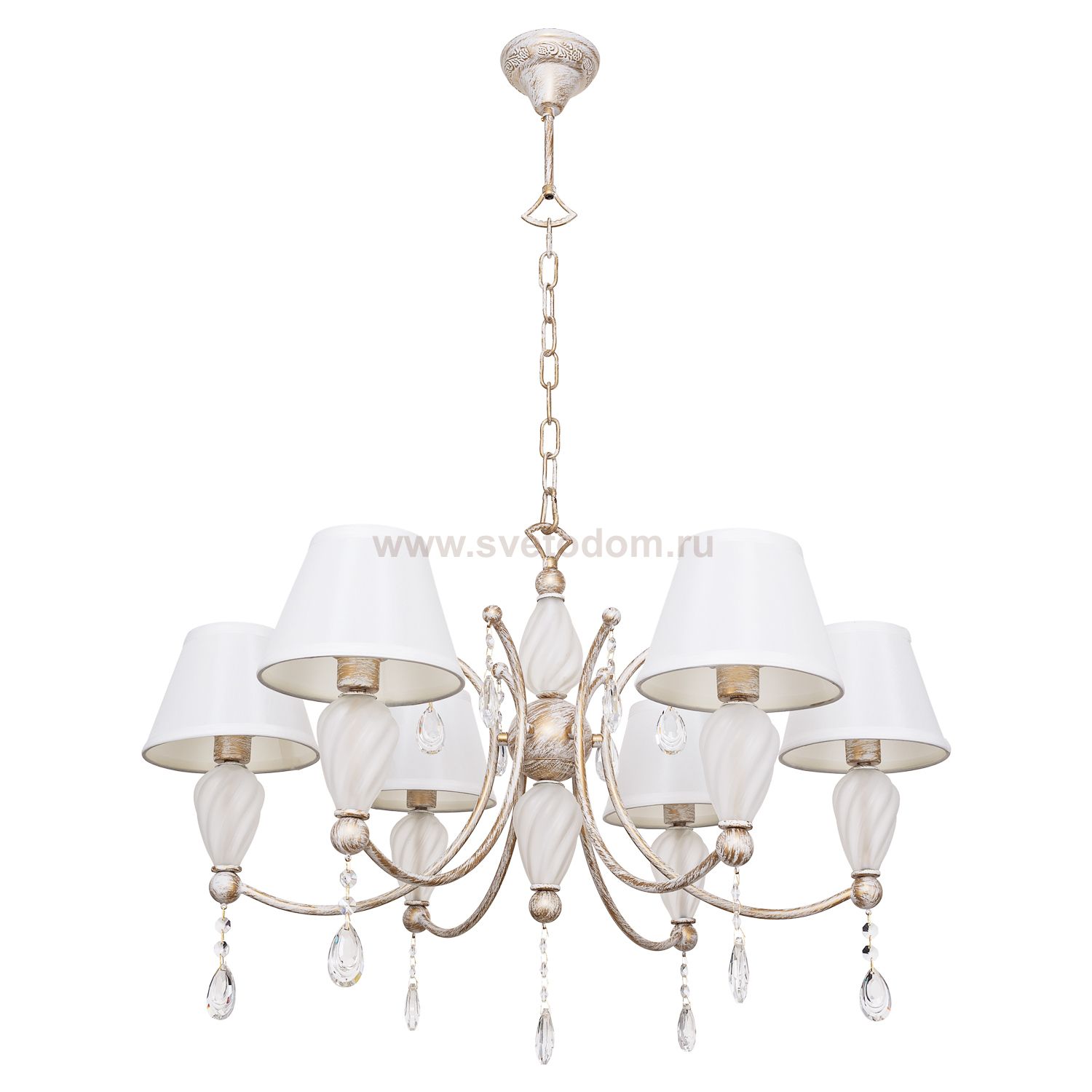 Светильник Ben Crezo B11287/6WG+WT GR