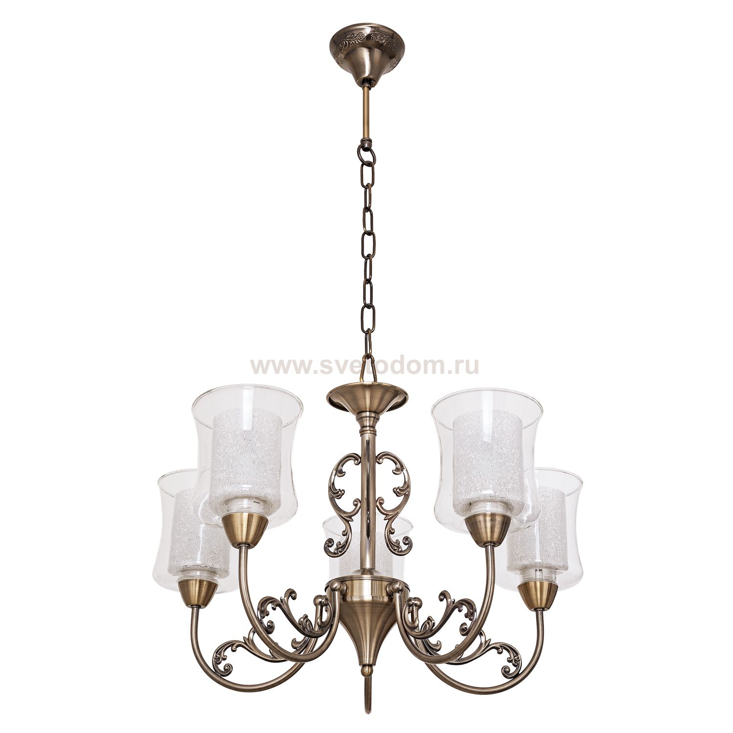 Светильник Ben Crezo B11291/5AB WT+CL