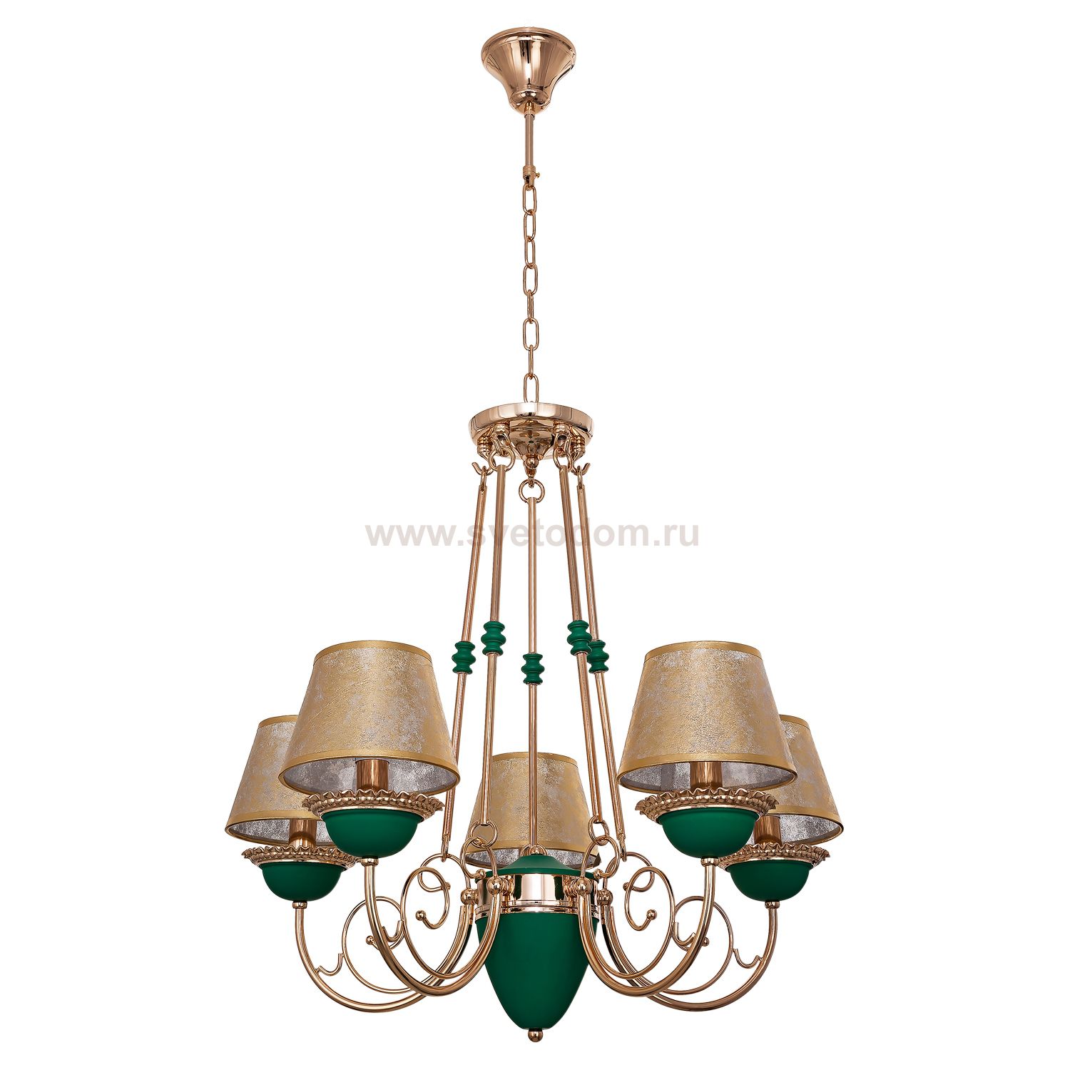 Светильник Ben Crezo B11299/5FGD+GRN FGD